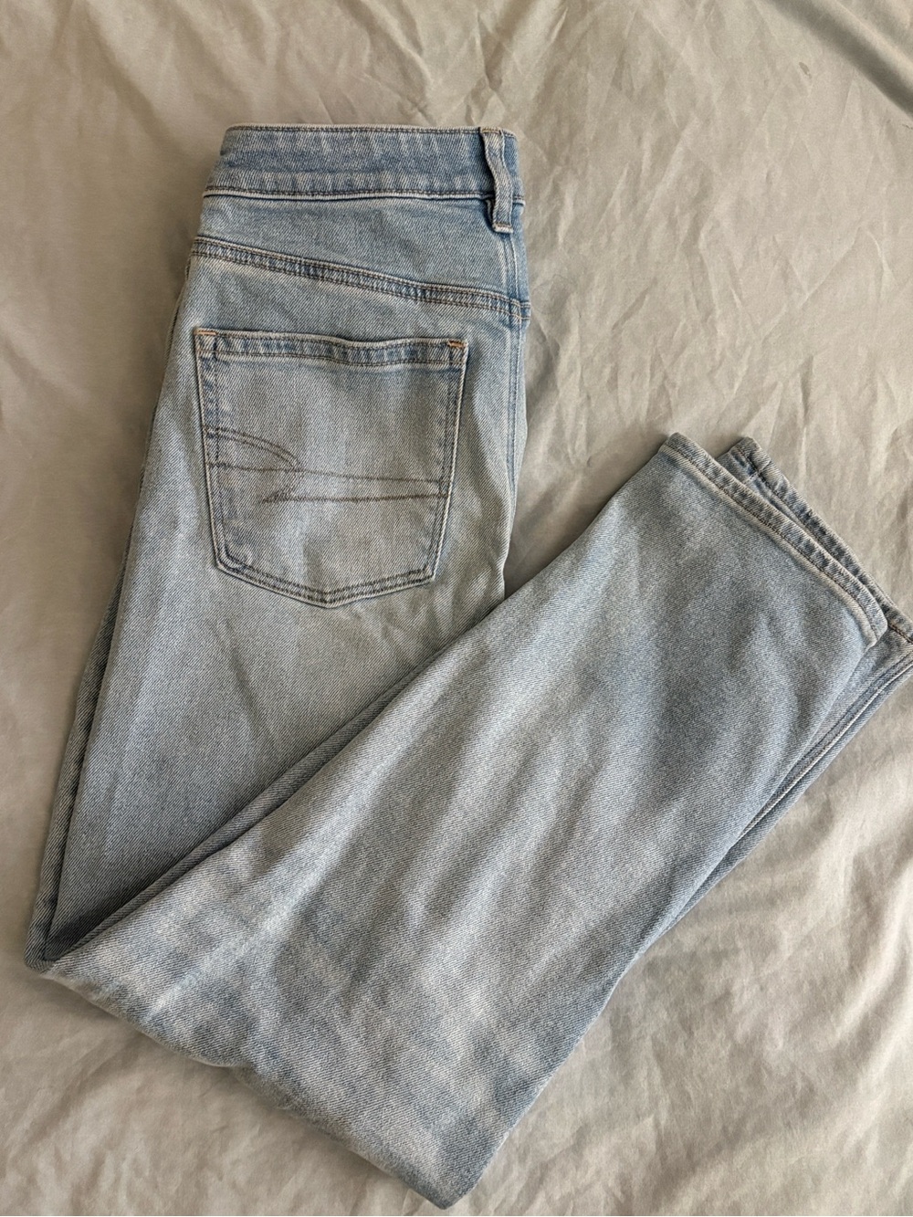 American Eagle Outfitters Light Blue Ripped Jeans